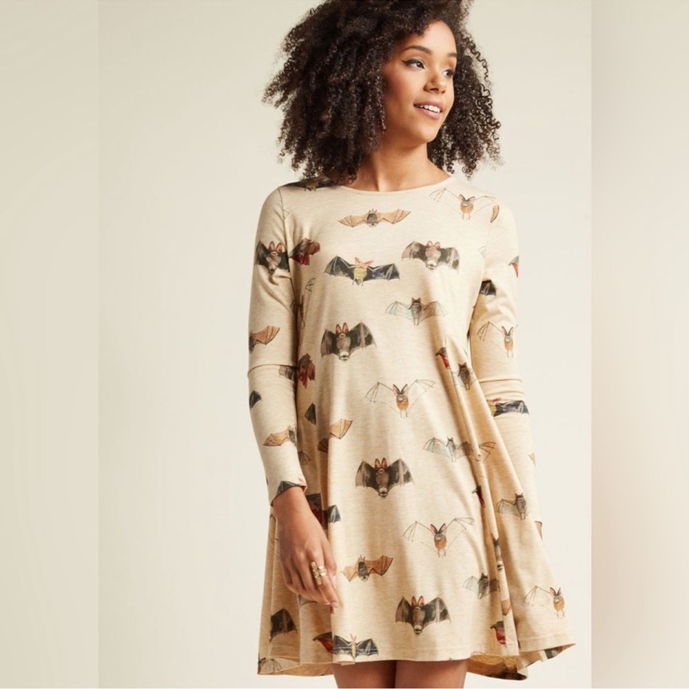 Pepaloves ModCloth Bat’ll Do Bat Dress - Picture 1 of 7